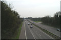 Eastwards on the M2 at Copton