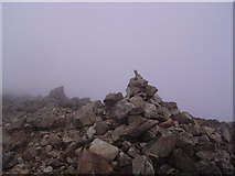 NY2110 : Summit Cairn Green Gable by Michael Graham