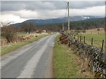 NN5556 : Loch Rannoch south shore road by Callum Black