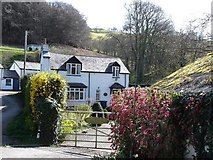 SH9672 : Cottage on the Elwy by Dot Potter