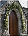 Floral Decoration on the Church Porch