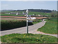 Signpost on the B3224 near Whitmore Farm.