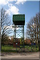 SK6297 : Stripe Road water Tower by Richard Croft
