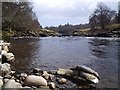 NH5790 : Looking down the River Carron by Donald H Bain