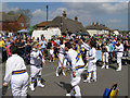 Morris dancing at the Downton Cuckoo Fair