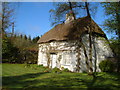 Thatched cottage near Ashcombe Tower