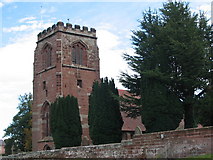 SJ4550 : St. Mary's Church, Tilston, Cheshire by Merv Jones