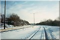 SP2979 : A45 empty of traffic, 1990 by E Gammie