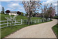 Driveway to a cottage in Yatton