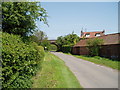 East Coast Railway crossing Bell Lane, Weston, Nottinghamshire