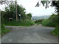 Road Junction on a bend