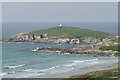 Surfers in Fistral Bay