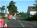 Road Excavations near Langhill Farm