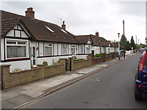 TQ2081 : Bungalows in Lowfield Road, North Acton by David Hawgood