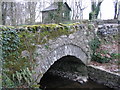 SH3384 : Bridge and lodge near Llynon Hall by Phil Williams