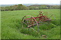 Old farm machinery at Bithefin Moor