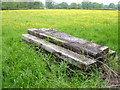 Railway sleepers near Hatch Beauchamp