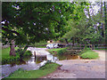 Ford and footbridge on Butts Lawn, Brockenhurst