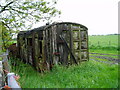 Disused railway carriage