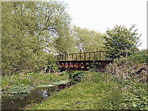 TQ5274 : Crayford, former Vickers works railway bridge by Steve Thoroughgood