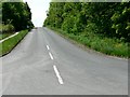 Road from Sandholme Landing to Newport over the M62