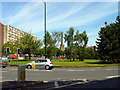 Looking across Bedminster Bridge Roundabout