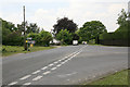 B3055 road junction south of Brockenhurst