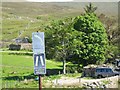 Very old road signs at Luib