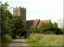 TM1555 : St. Mary's church, Gosbeck, Suffolk by Robert Edwards
