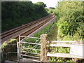 Railway line near Rospeath