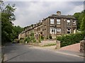 Terrace houses along Whitehead Lane at Scar End, Almondbury