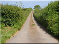 Lane to Venn from the A379