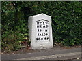SJ3034 : Milestone on the route of the old A5 by John Haynes