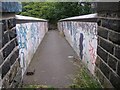 Footbridge over the railway, Springwood, Marsh (Huddersfield)