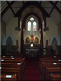SD4077 : Interior of St Charles RC Church, Grange-Over-Sands by Alexander P Kapp
