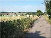 SP9913 : Bridleway to Church Farm, Little Gaddesden by Rob Farrow