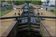 J2764 : Lisburn lock, disused Lagan Navigation by Albert Bridge