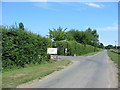 Caravan Park entrance south of Snainton