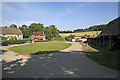 Farm building and cottages at Throope Manor House