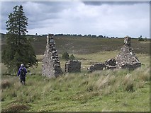 NO0252 : Ruin on open moorland by Lis Burke