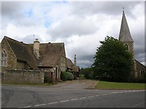 SE4674 : Church and School, Little Sessay by DS Pugh