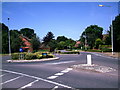 Roundabout at Langshott Housing Estate, Horley.