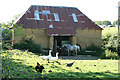 Cheriton Bishop: cob barn