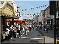 Continental Market in High Street, Chepstow