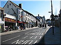 Chepstow High Street looking towards the Town Gate