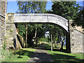 Footbridge in Galashiels over the former Waverley railway line