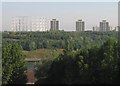 Gas Holder and Tower Blocks in Walker