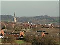 Boythorpe Rooftops with Parish Church in distance