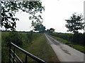 The long driveway to Pickering Low Carr Farm