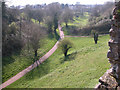 Chepstow - The Dell from the Castle